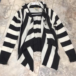Open front hoodie